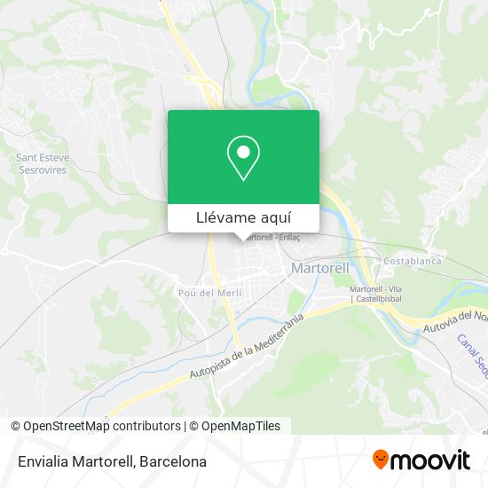 Mapa Envialia Martorell