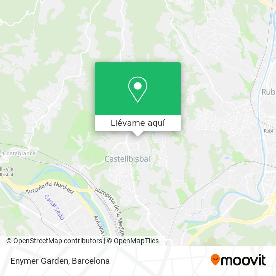 Mapa Enymer Garden