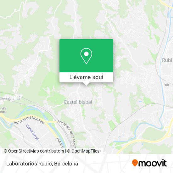Mapa Laboratorios Rubio