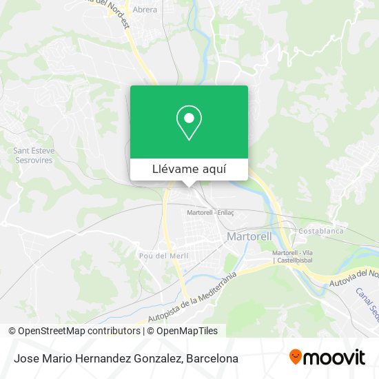 Mapa Jose Mario Hernandez Gonzalez