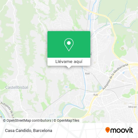 Mapa Casa Candido