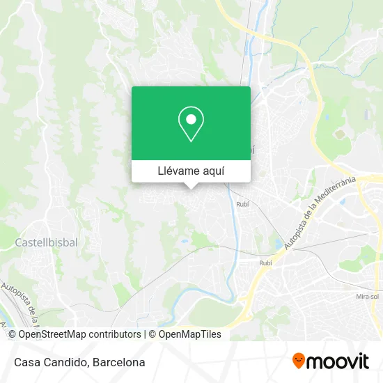 Mapa Casa Candido