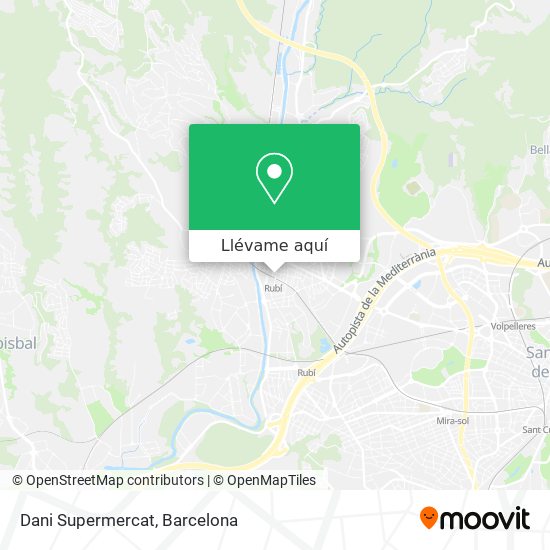 Mapa Dani Supermercat