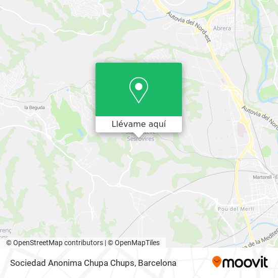Mapa Sociedad Anonima Chupa Chups