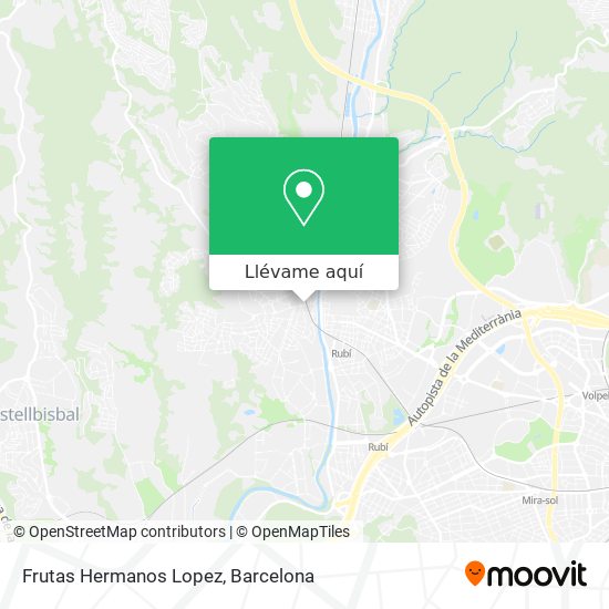 Mapa Frutas Hermanos Lopez