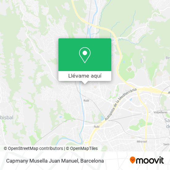 Mapa Capmany Musella Juan Manuel