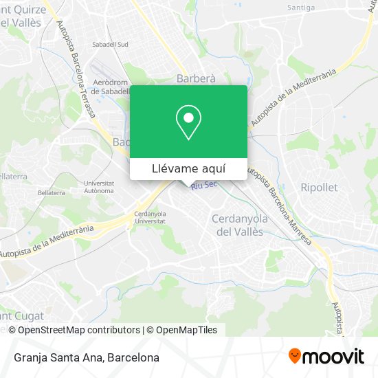 Mapa Granja Santa Ana