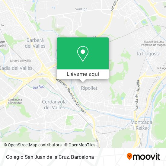Mapa Colegio San Juan de la Cruz
