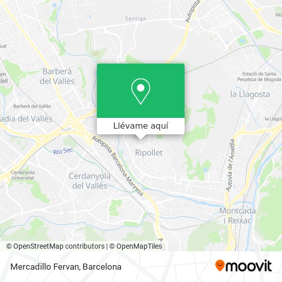 Mapa Mercadillo Fervan