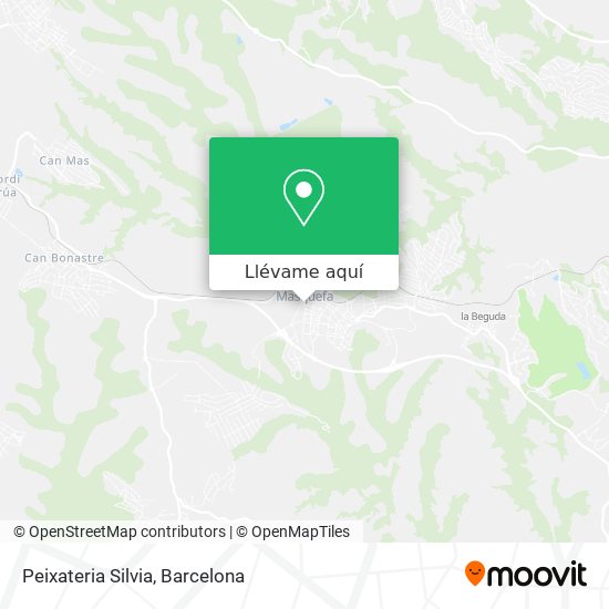 Mapa Peixateria Silvia