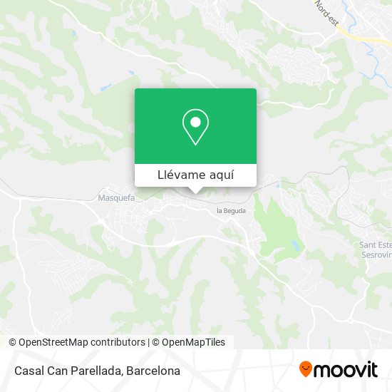 Mapa Casal Can Parellada