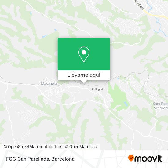 Mapa FGC-Can Parellada