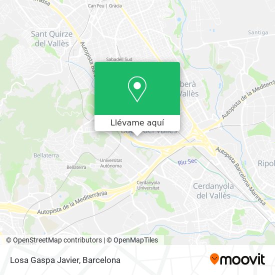 Mapa Losa Gaspa Javier