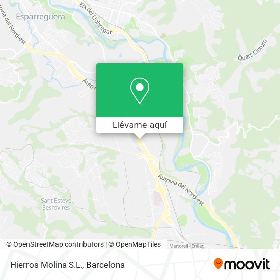 Mapa Hierros Molina S.L.