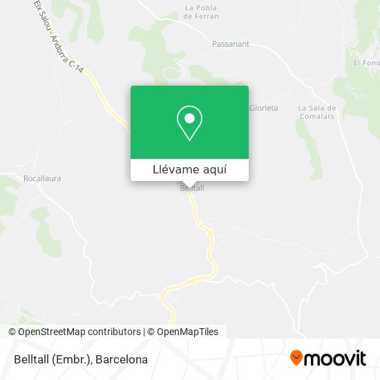 Mapa Belltall (Embr.)