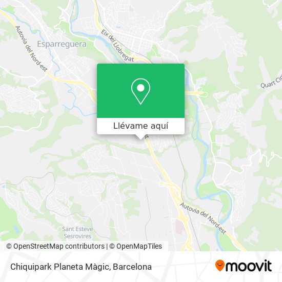 Mapa Chiquipark Planeta Màgic