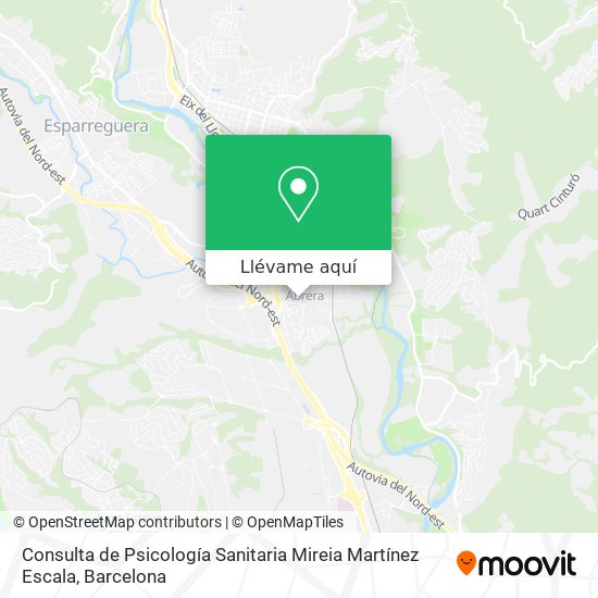 Mapa Consulta de Psicología Sanitaria Mireia Martínez Escala