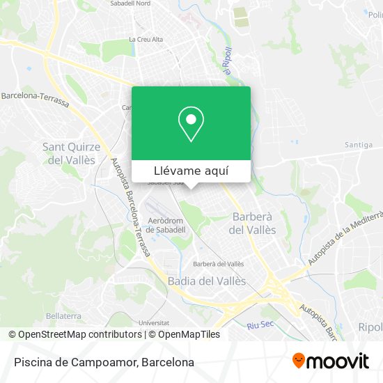 Mapa Piscina de Campoamor