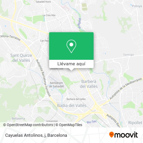 Mapa Cayuelas Antolinos, j