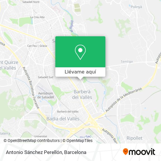 Mapa Antonio Sánchez Perellón
