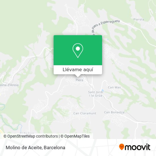 Mapa Molino de Aceite