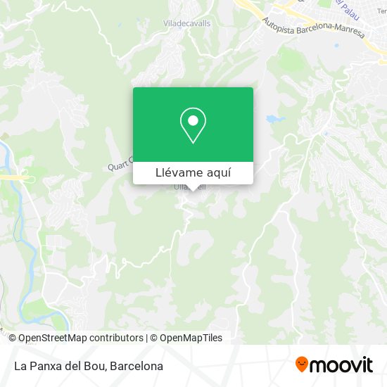 Mapa La Panxa del Bou