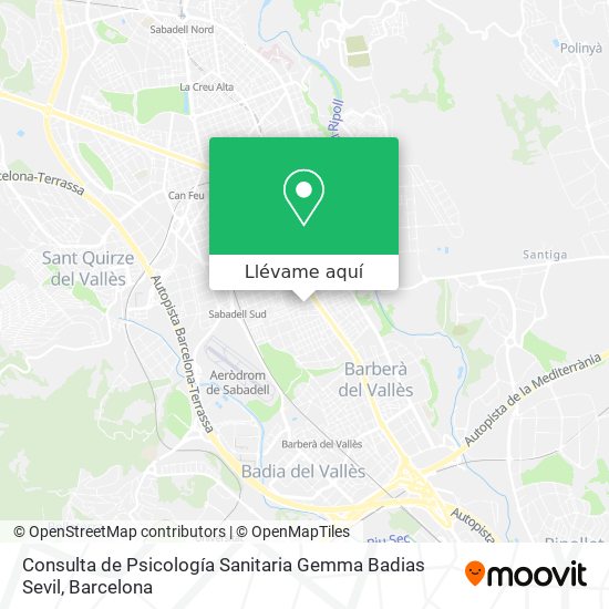 Mapa Consulta de Psicología Sanitaria Gemma Badias Sevil