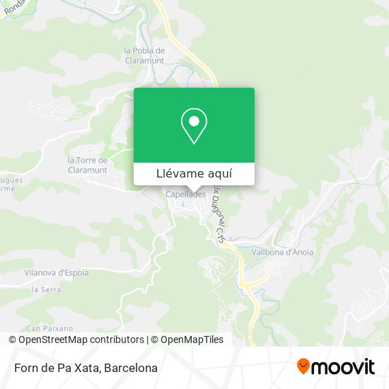 Mapa Forn de Pa Xata