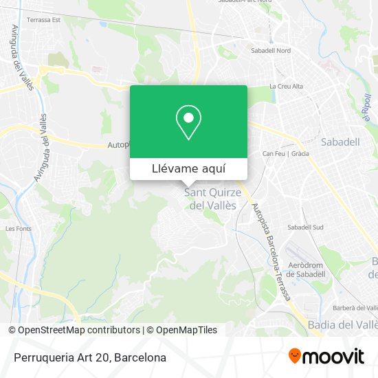 Mapa Perruqueria Art 20