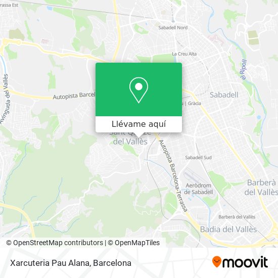 Mapa Xarcuteria Pau Alana