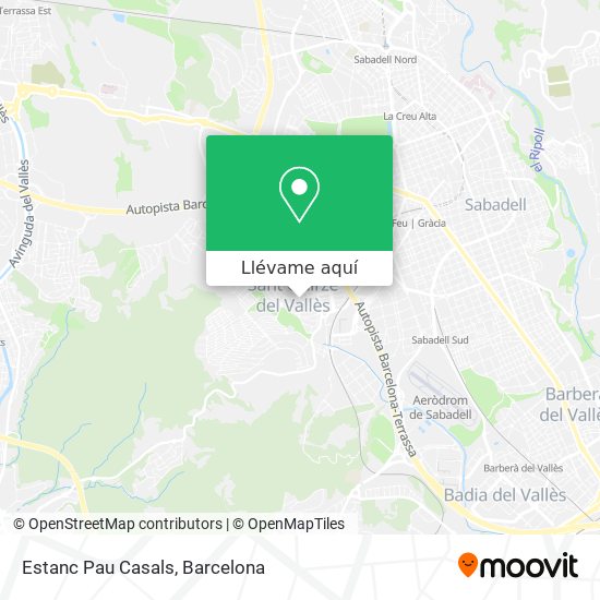 Mapa Estanc Pau Casals