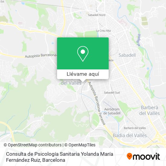 Mapa Consulta de Psicología Sanitaria Yolanda María Fernández Ruiz