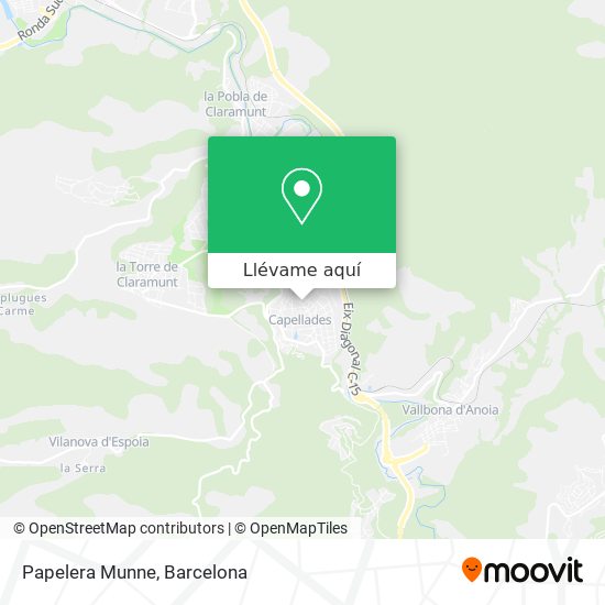 Mapa Papelera Munne