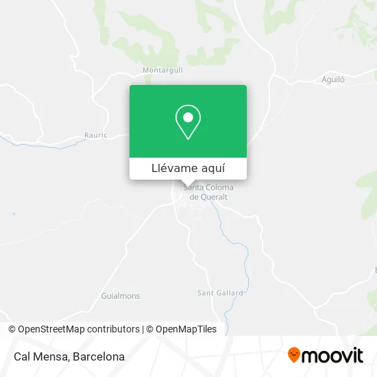 Mapa Cal Mensa