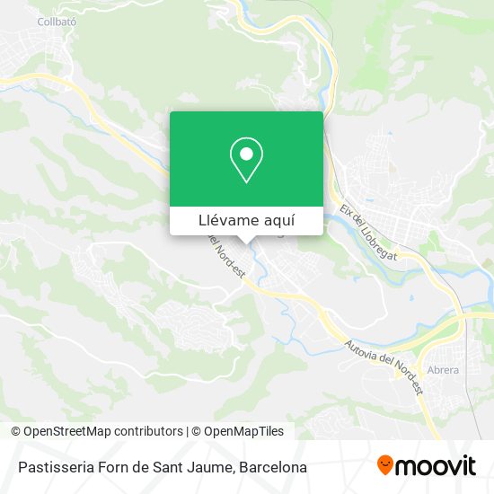 Mapa Pastisseria Forn de Sant Jaume
