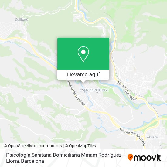 Mapa Psicología Sanitaria Domiciliaria Miriam Rodríguez Lloria