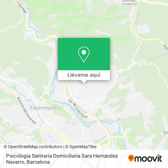 Mapa Psicología Sanitaria Domiciliaria Sara Hernández Navarro
