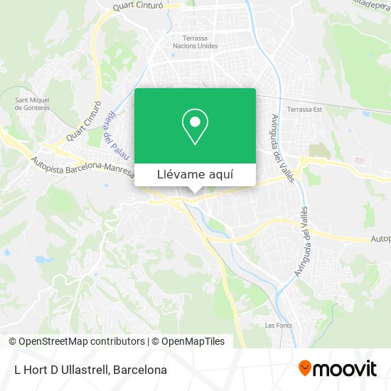 Mapa L Hort D Ullastrell