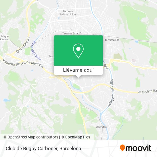 Mapa Club de Rugby Carboner