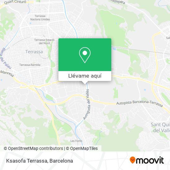 Mapa Ksasofa Terrassa
