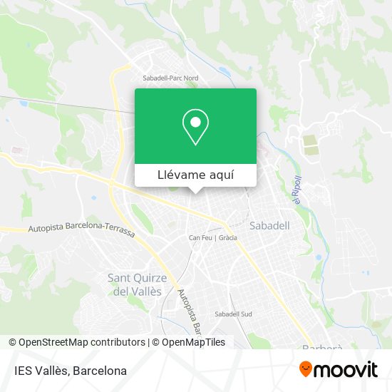 Mapa IES Vallès