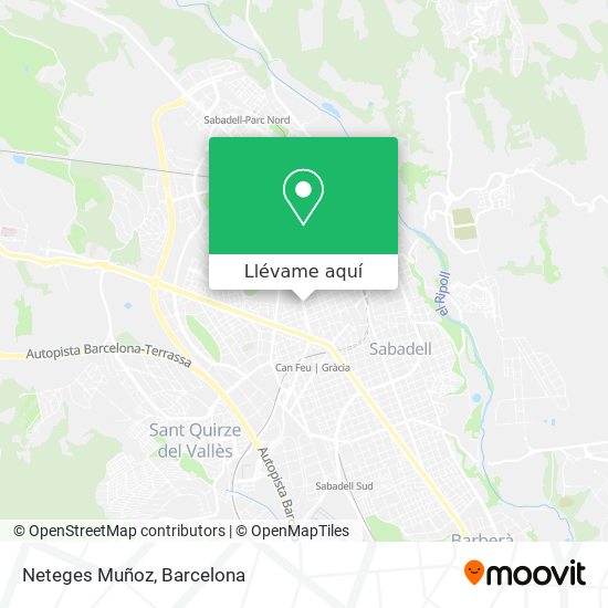 Mapa Neteges Muñoz