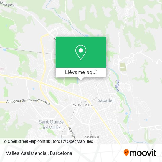Mapa Valles Assistencial