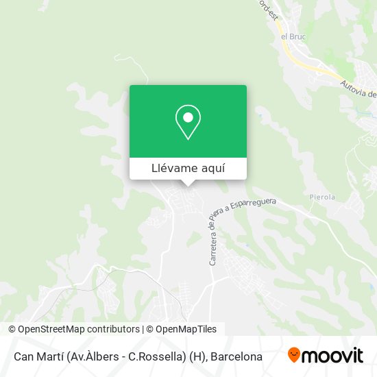 Mapa Can Martí (Av.Àlbers - C.Rossella) (H)