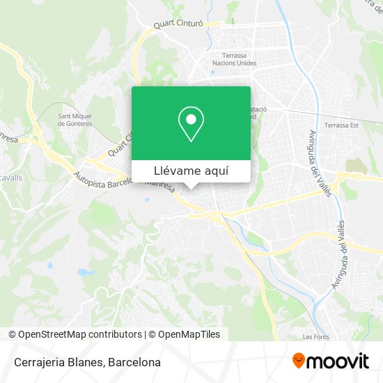 Mapa Cerrajeria Blanes