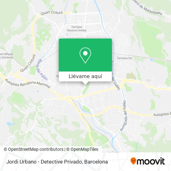 Mapa Jordi Urbano - Detective Privado