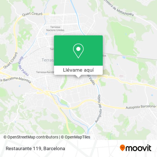 Mapa Restaurante 119
