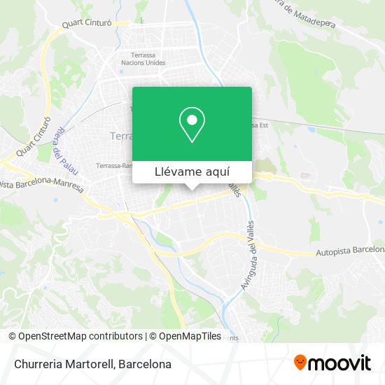 Mapa Churreria Martorell