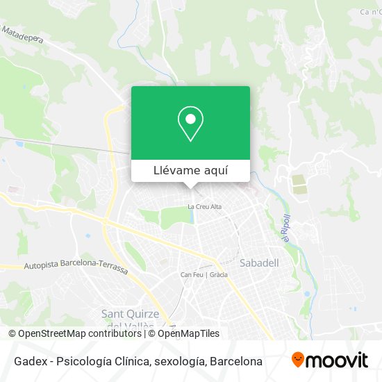 Mapa Gadex - Psicología Clínica, sexología