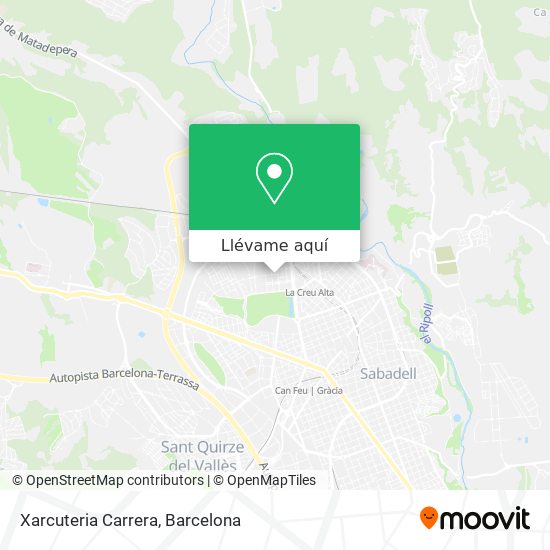 Mapa Xarcuteria Carrera